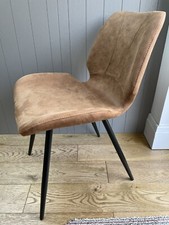 Accent Dining Chair Industrial/Faux Suede Bedroom/Office/Modern