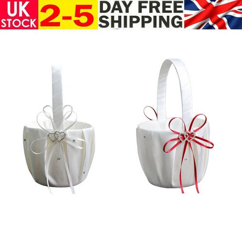 Satin bowknot diamante pearl - satin,