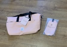 HORIZON Premium Pink Vegan  Weekend Travel Overnight Bag & Wash Bag Set ( New)