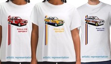 Ford Escort Mk2 RS Rally Car Art T Shirts - RAC Monte Rothmans Cossack Andrews+