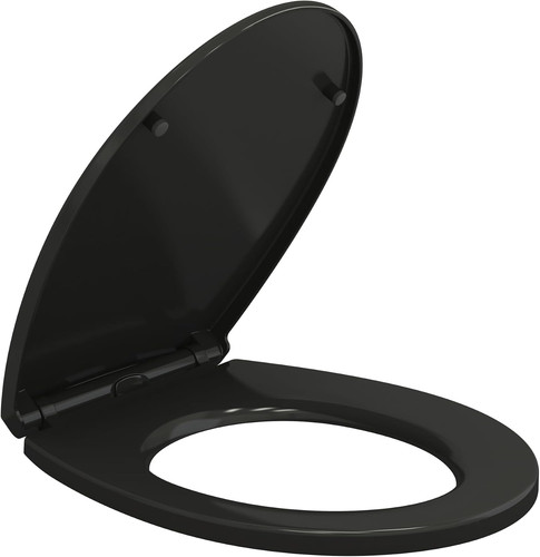Soft close black - toilet, seat
