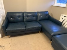 Leather Corner Sofa with