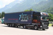 Truck Photo DAF XF Tarpaulin Semi-Truck Switzerland Black F. Lillo Logistics #k3xv