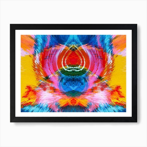 Extruded cube abstract acrylic - cube,