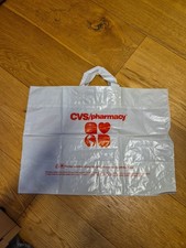 CVS Pharmacy Vintage Plastic Carrier Bag