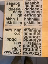 Lettaset Dry Transfer Sheets