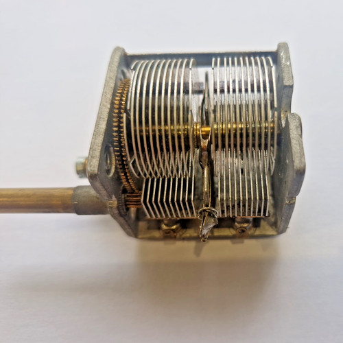 Vintage air variable capacitor - air,