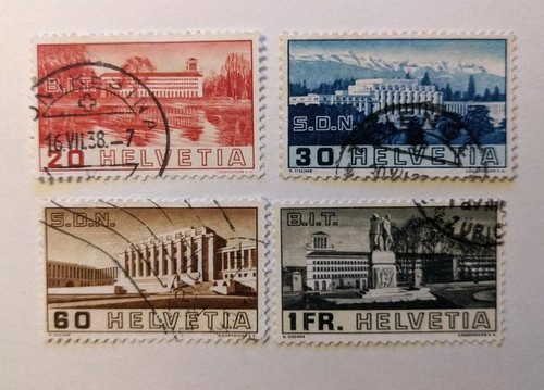 Switzerland stamps 1938 - switzerland,