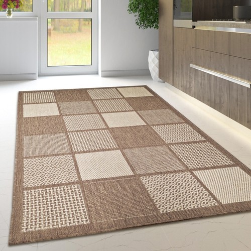 Brown kitchen rug flat - kitchen, weave