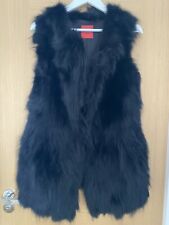 100% Black  Raccoon Fur Gilet