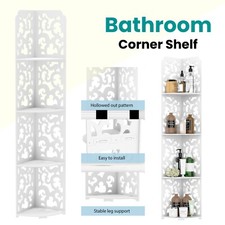 White Corner Shelves Free