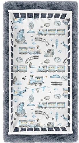 Baby fitted cot sheet - cot, printed
