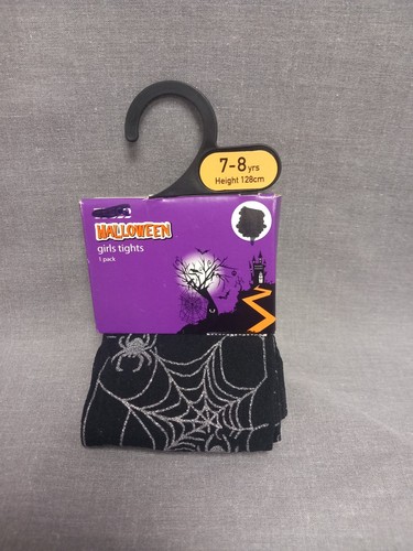 Girls halloween tights black - girls,