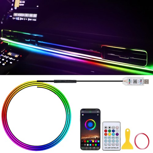 Acrylic car led interior - interior, light