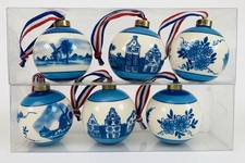 Delft Blue Ceramic Christmas