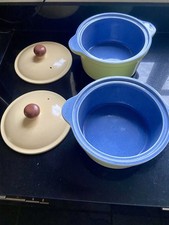 TWO DENBY JUICE STONEWARE 4