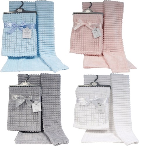 Waffle fleece baby blanket - fleece,