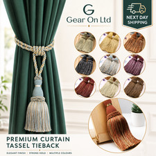Pair Tassel Curtain Holdbacks