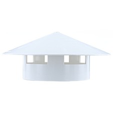 PVC Rain Hat for 75 160mm Pipe Reliable Defense for Your Exhaust System