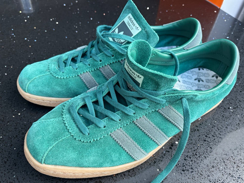 Adidas tobacco green - tobacco, suede