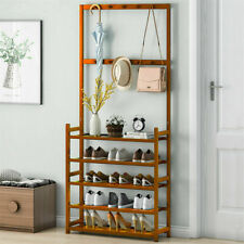 Vintage Wooden Hall Tree Hat