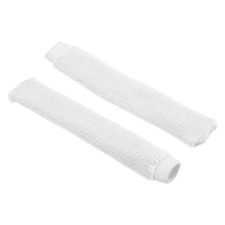 2Pcs Nylon Badminton Racket Racquet Towel Grip Anti-Skid Sweatband, White