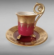 Vintage Waldershof Bavaria/Germany 22 Karat Gold Caffe Cup and Saucer