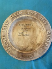 ANTIQUE GERMAN CARVED BREAD BOWL