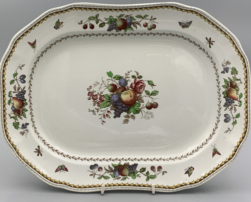 Spode rockingham fluted edge - spode,