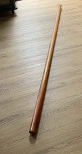 1.9m Long Wooden Curtain Pole/Handrail With Brackets & Rings