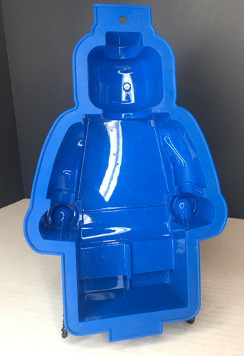 Lego blue minifigure silicone - blue,