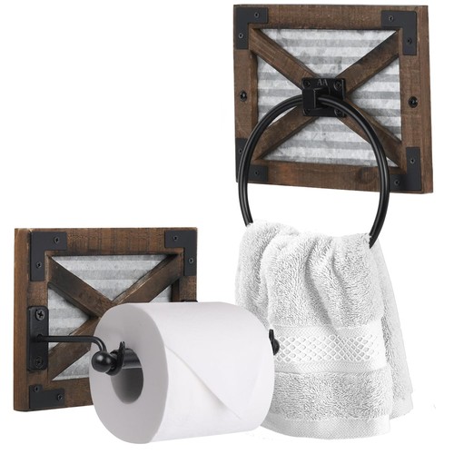 Rustic farmhouse holder and - farmhouse,