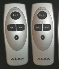 x2 ALBA R03SX2 REMOTE CONTROLs