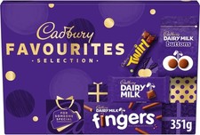 Cadbury Favourites Chocolate Selection Box 351g Gift Stocking Filler Xmas