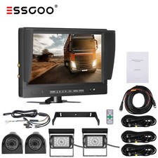 9" 4CH HD Quad Monitor Kit 4 x
