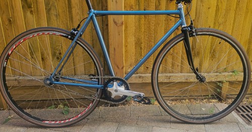 Blue fixed gear custom - fixed,