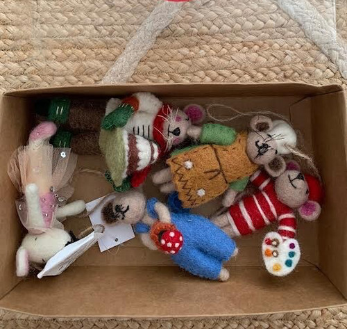 Pottery barn kids - felted, merry