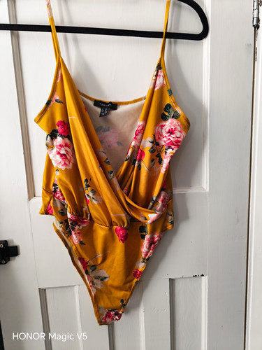 New look mustard yellow floral - new,
