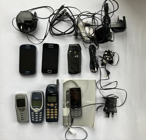 Old mobile phones - , and