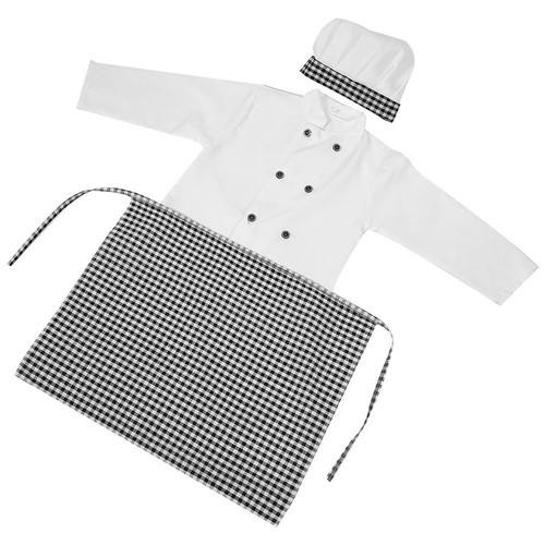 Set unisex kids cook chef - of,