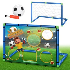 Kids 2in1 Soccer Goal Set