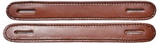 Lot of 2 Brown Leather Double