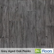 Plank & Tile Effect Vinyl Flooring Budget 2mm Lino Kitchen Bathroom