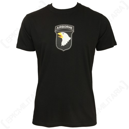 Black 101st airborne shirt - 101st,