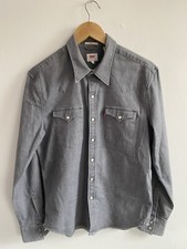 Levis Denim Shirt Mens Medium
