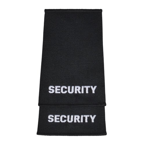 Embroidered security black - security,