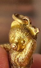 Steiff - Vintage Gold Plated Steiff Bear with Moving Parts