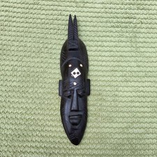 Hand Carved Wooden Face