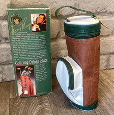 GARY PLAYER 1993 VINTAGE MINI GOLF BAG DRINK HOLDER BALLS,TEES,PENCIL,KEYS,MONEY
