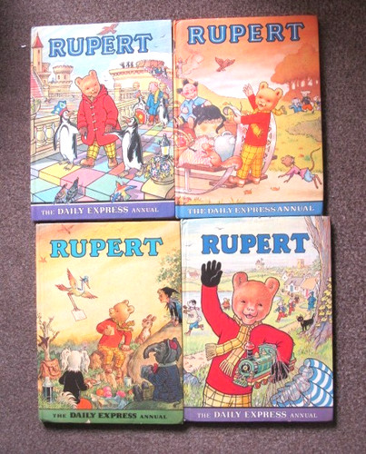 Rupert annuals 1972 1976 - x,